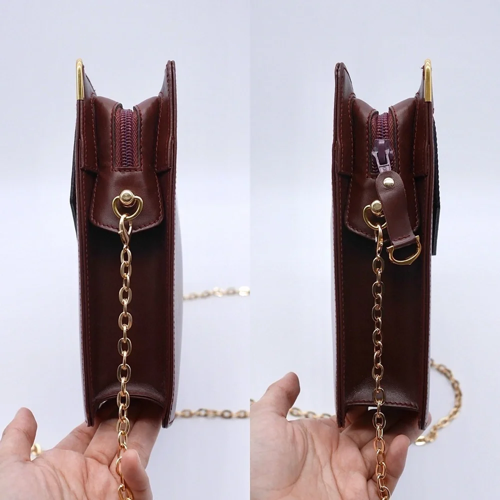 🍓Cartier Bordeaux Must de Line Clutch